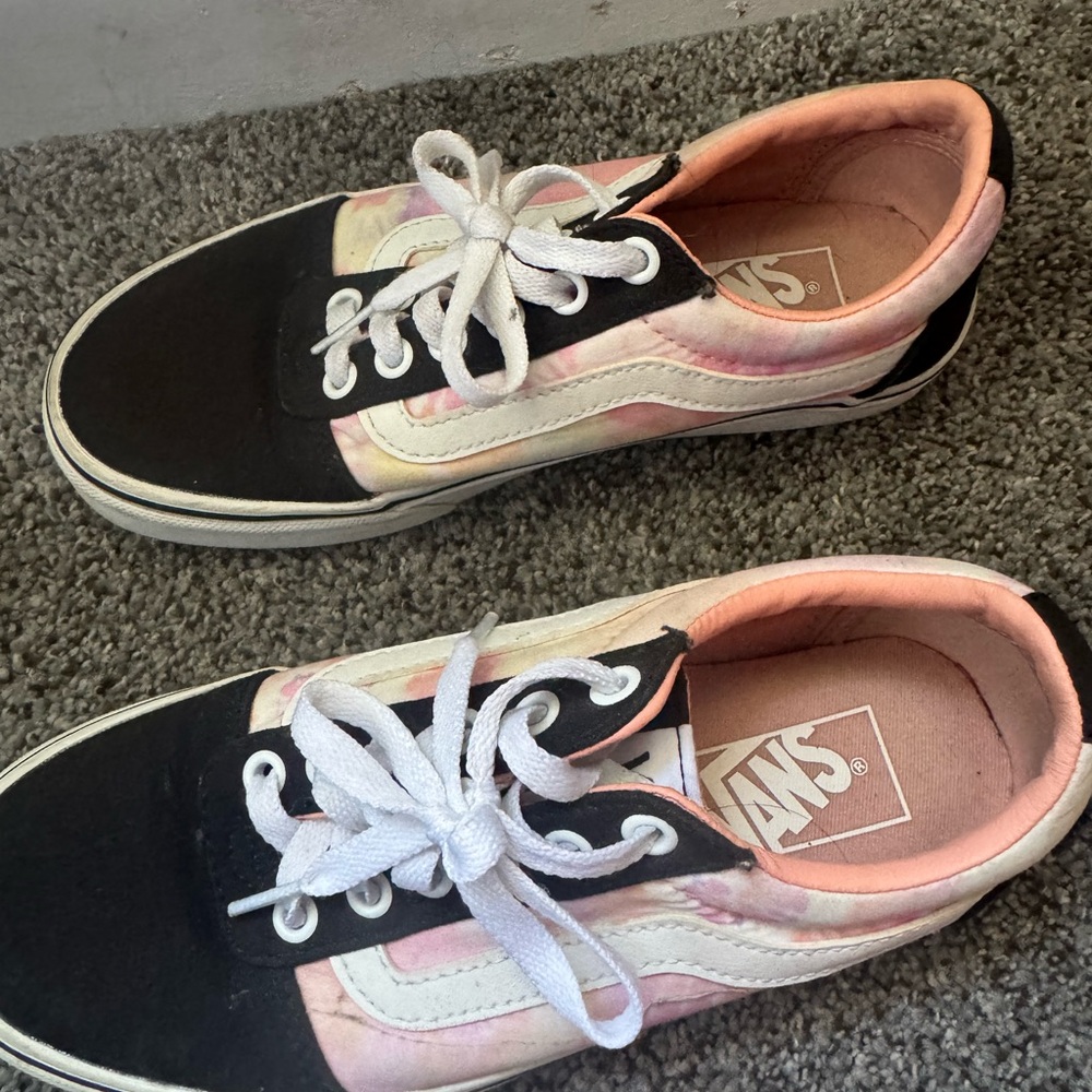 Vans Multicolor Tie-Dye Sneakers with Black Details - Picture 3 of 4